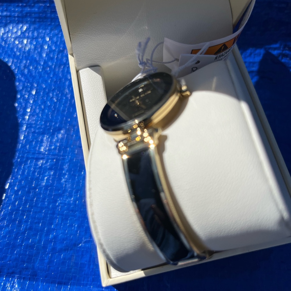 Anne Klein Gold and Black Women's Watch with tags. - Picture 3 of 3